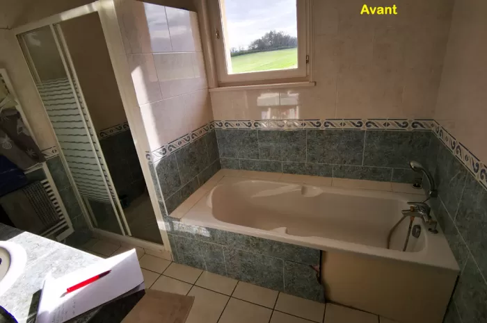 Rénovation d'une salle de bain, Montbrison, Marchand SAS