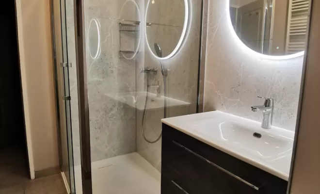 Réaménagement d'une salle de bain, Montbrison, Marchand SAS