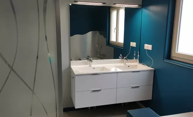 Réfection d'une salle de bain, Montbrison, Marchand SAS